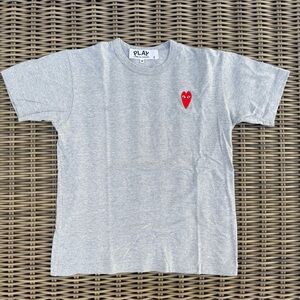 Comme des Garçons PLAY Heather Gray Tee